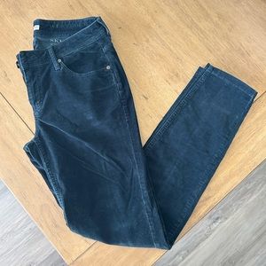 Burberry Brit ‘Westbourne’ Skinny Ankle Corduroy